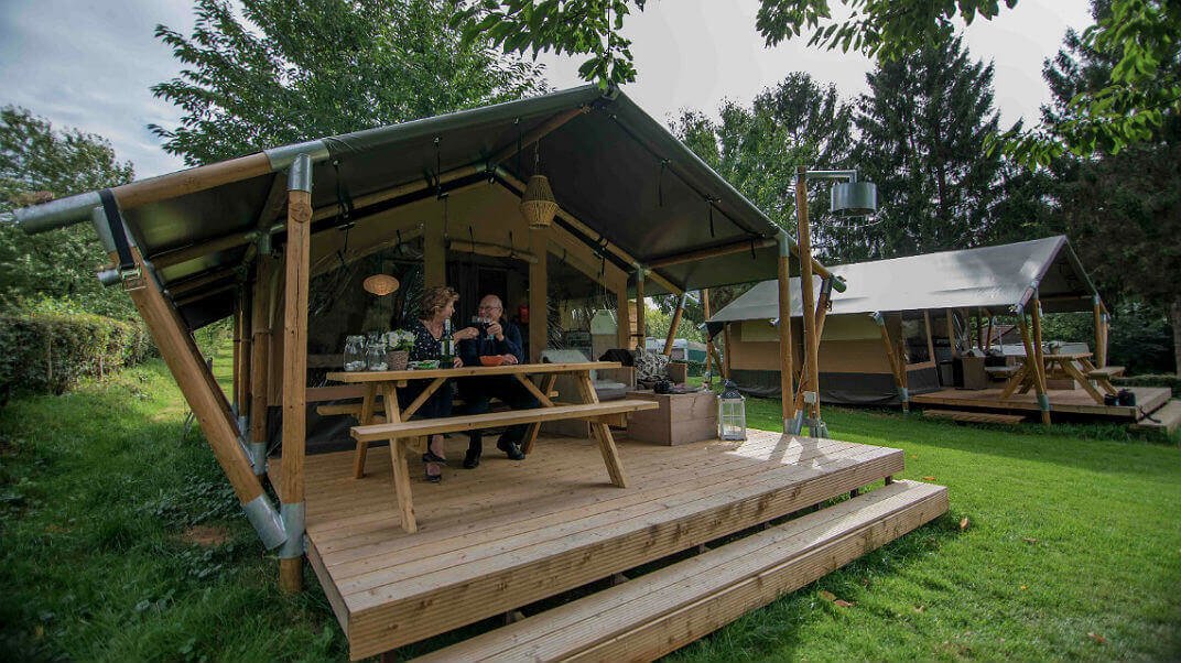 glamping tent luxe kamperen