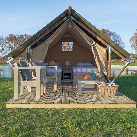 hoffelijkheid Sporten gisteren Glamping tent kopen met rendement | De ideale safaritent | Outstanding