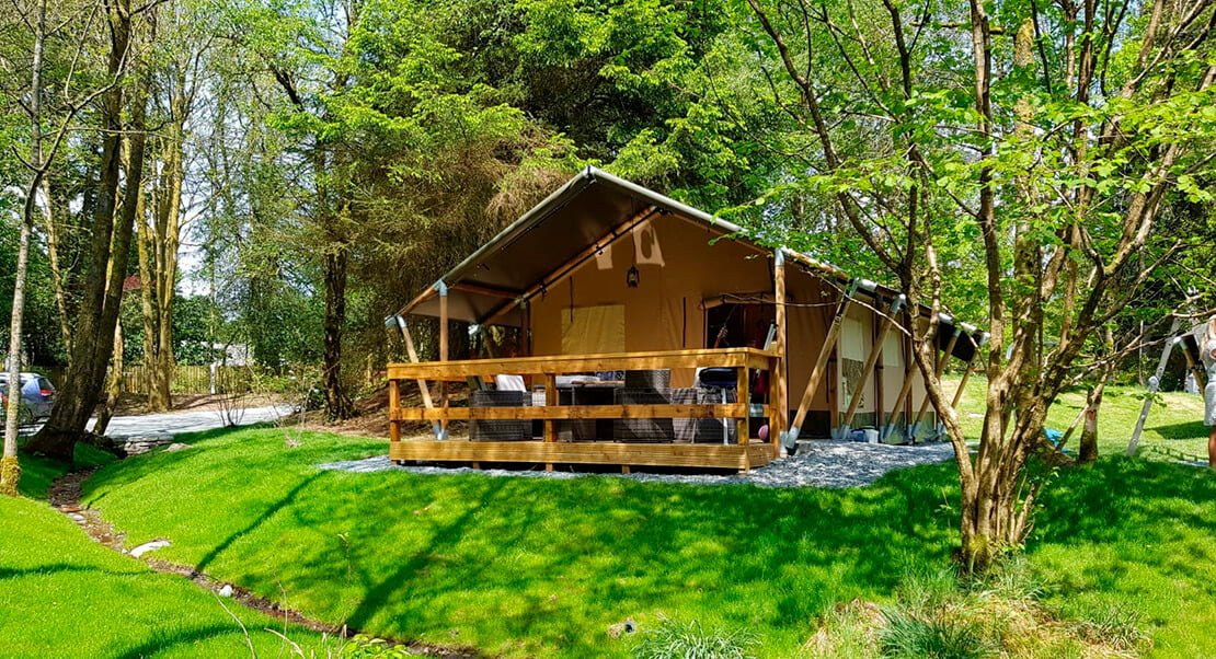 glamping tent luxe kamperen