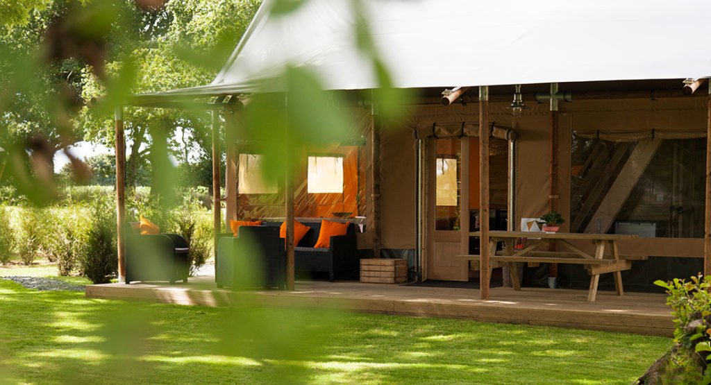 luxe glamping tent groot