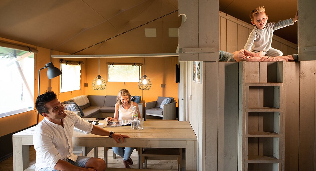 glamping tent luxe kamperen