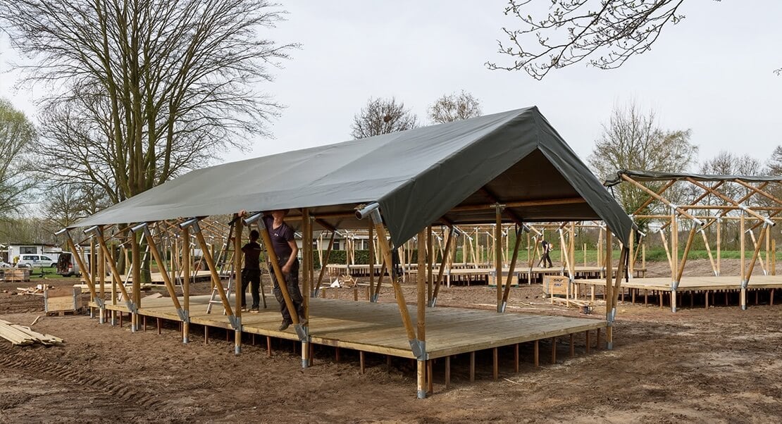 Grote safaritent glamping