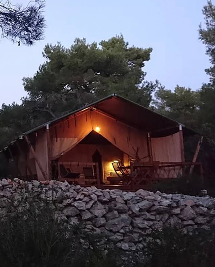 Safaritent luxe kamperen