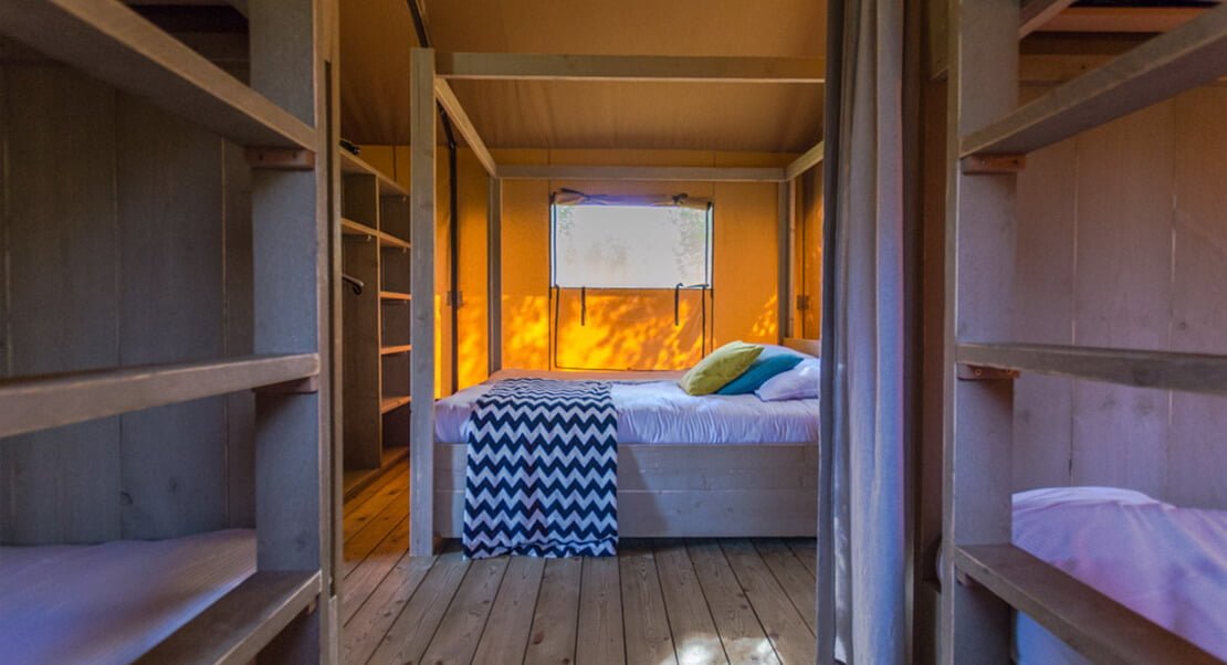 ingerichte glamping tenten