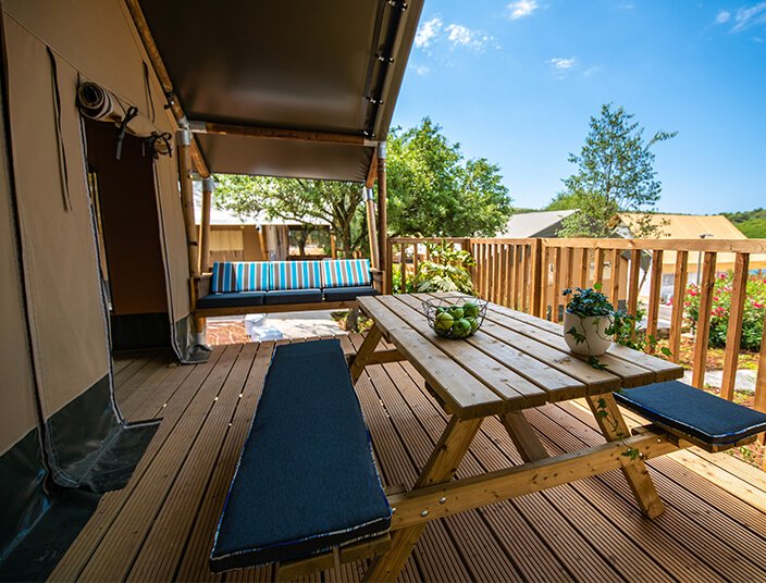 luxe glamping tenten