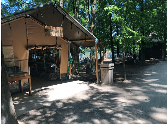safaritent kopen als souvenirshop