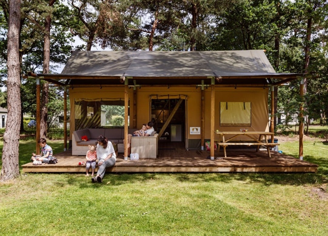 Glamping lodge tenten