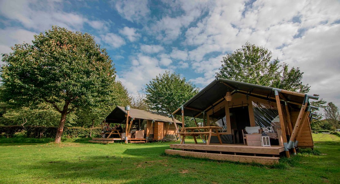 Een glamping safaritent