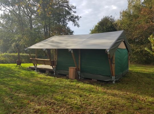 Winter safaritent glamping